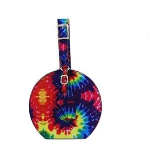 Vibrant tie dye handbag
